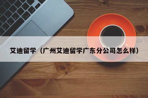 艾迪留学(广州艾迪留学广东分公司怎么样)
