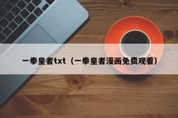 一拳皇者txt(一拳皇者漫画免费观看)