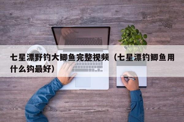 七星漂野钓大鲫鱼完整视频(七星漂钓鲫鱼用什么钩最好)