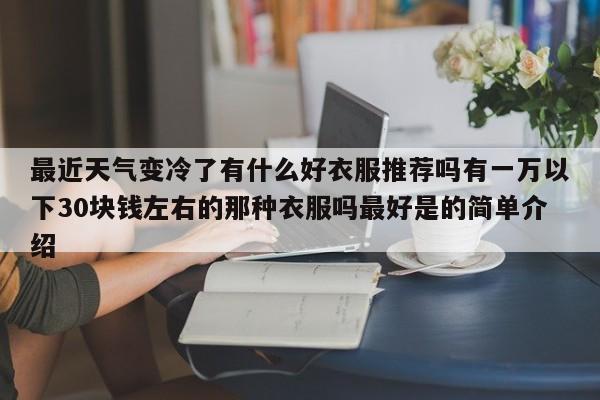 最近天气变冷了有什么好衣服推荐吗有一万以下30块钱左右的那种衣服吗最好是的简单介绍