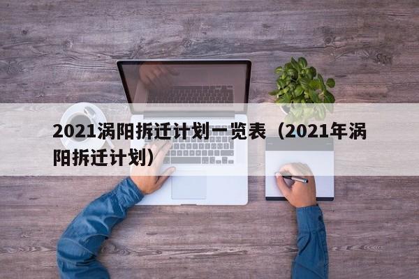 2021涡阳拆迁计划一览表(2021年涡阳拆迁计划)